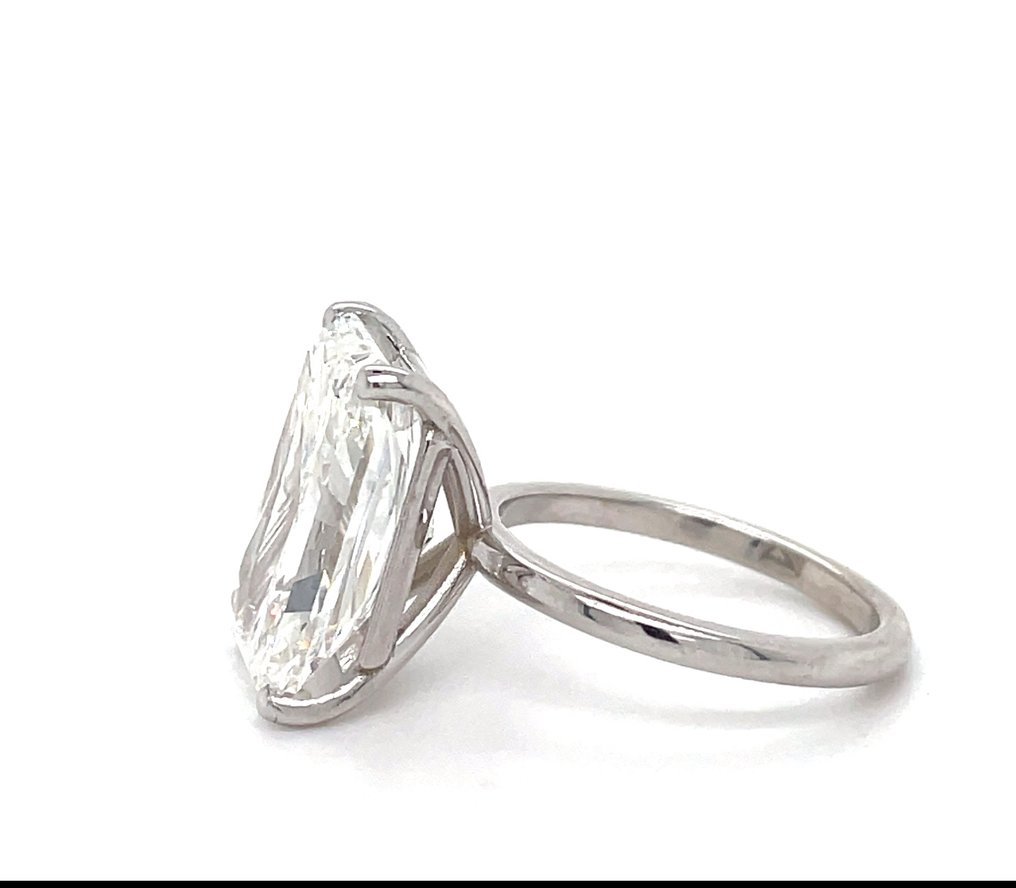 Δαχτυλίδι αρραβώνων - 14 καράτια Λευκός χρυσός -  10.05ct. tw. Διαμάντι (Εργαστηριακής καλλιέργειας) - Δαχτυλίδι διαμαντιού εργαστηρίου 10.05 #4.3