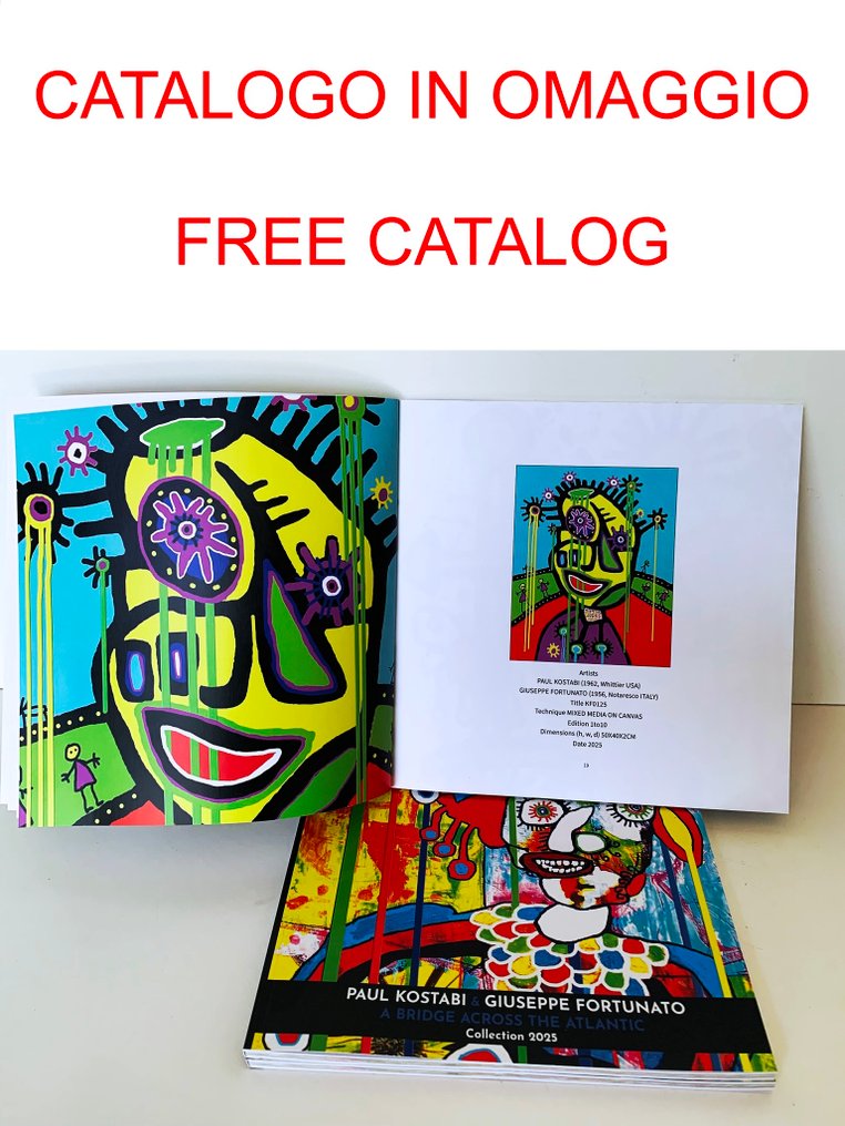 Paul Kostabi (1962) Giuseppe Fortunato (1956) - KF0125 #1.0