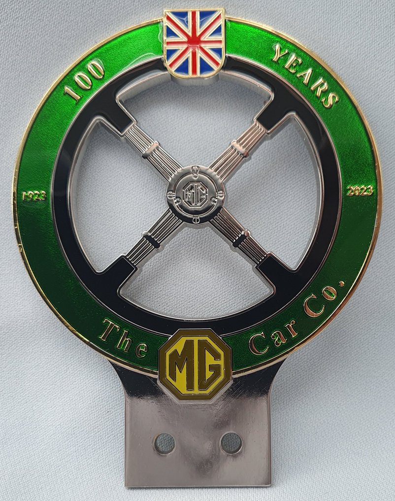 Διακριτικό - Grille Badge - 100 Years 1923 - 2023 - The MG Car Co. - Ηνωμένο Βασίλειο - 21ος #4.3