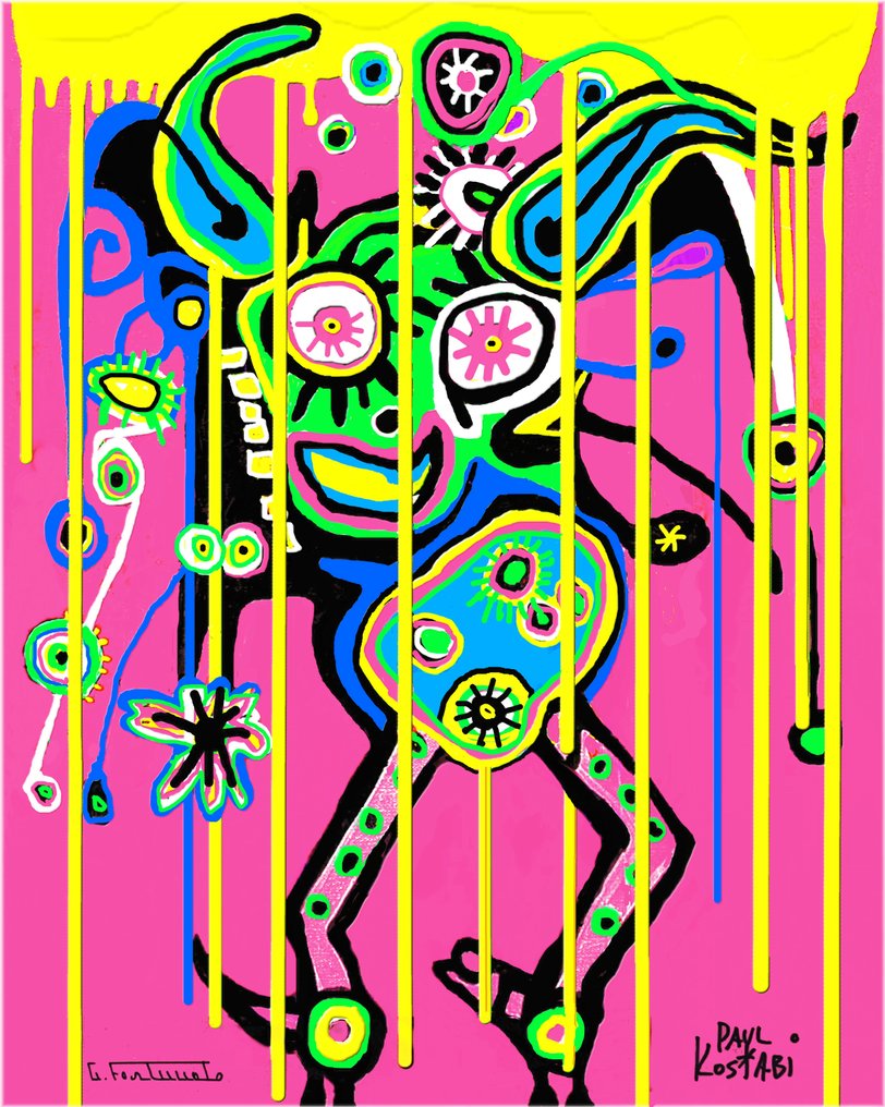 Paul Kostabi (1962) & Giuseppe Fortunato (1956) - KF0425 #1.0