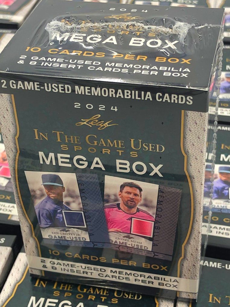 2024 Leaf In the Game Used Sports Relic Cards MEGA BOX - 1 Sealed box - 近全新(NM) #1.0