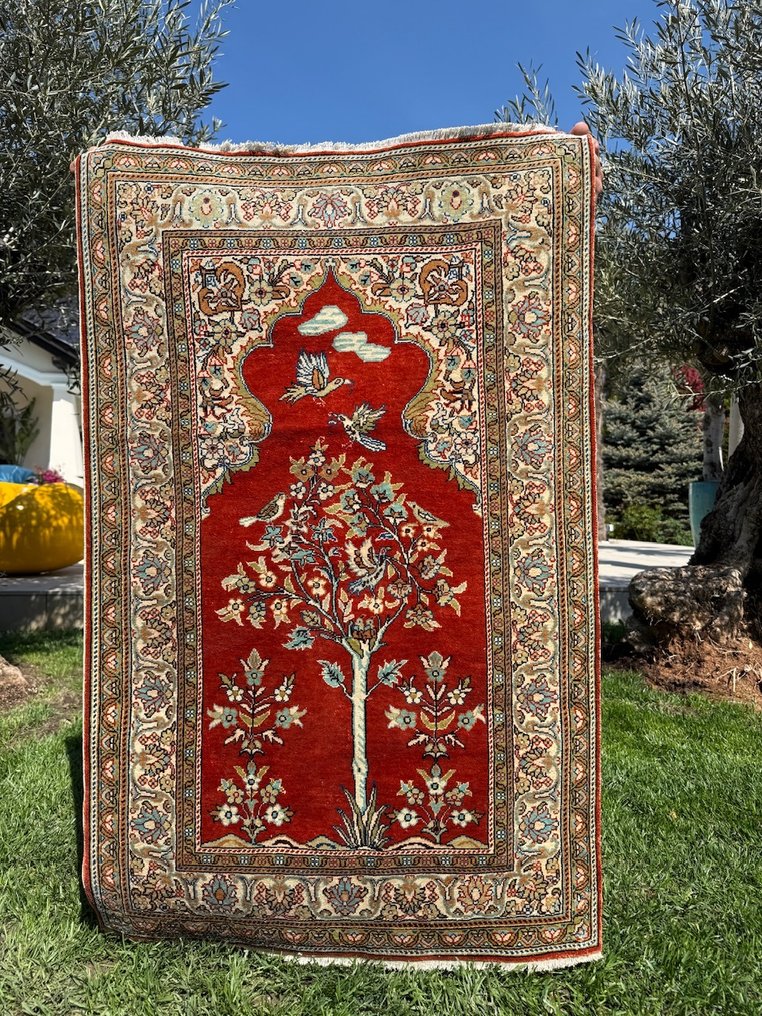 Goum di seta superiore su seta - Tappeto - 115 cm - 72 cm #1.0