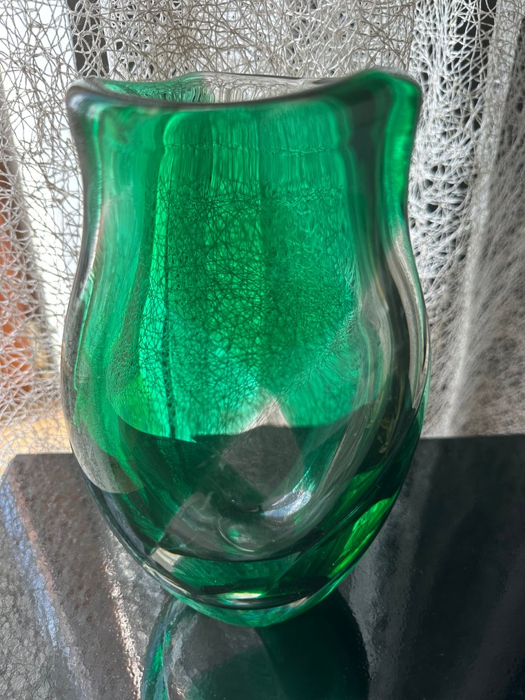 Duo of Art Glass Vases in Sommerso Technique - 花瓶 (2)  - 玻璃 #3.2