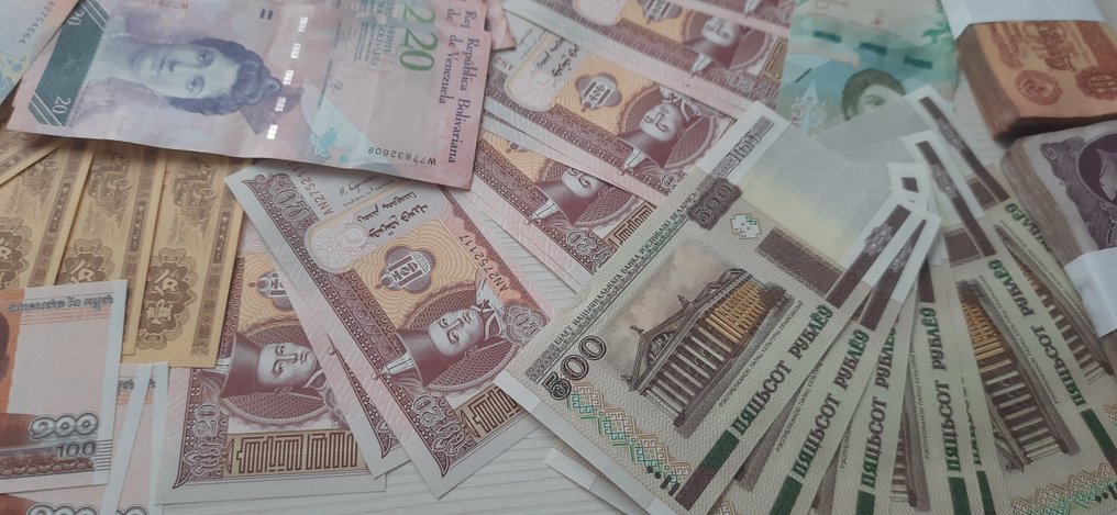 Mondo. - 823 banknotes / coupons - various dates  (Senza prezzo di riserva) #4.3