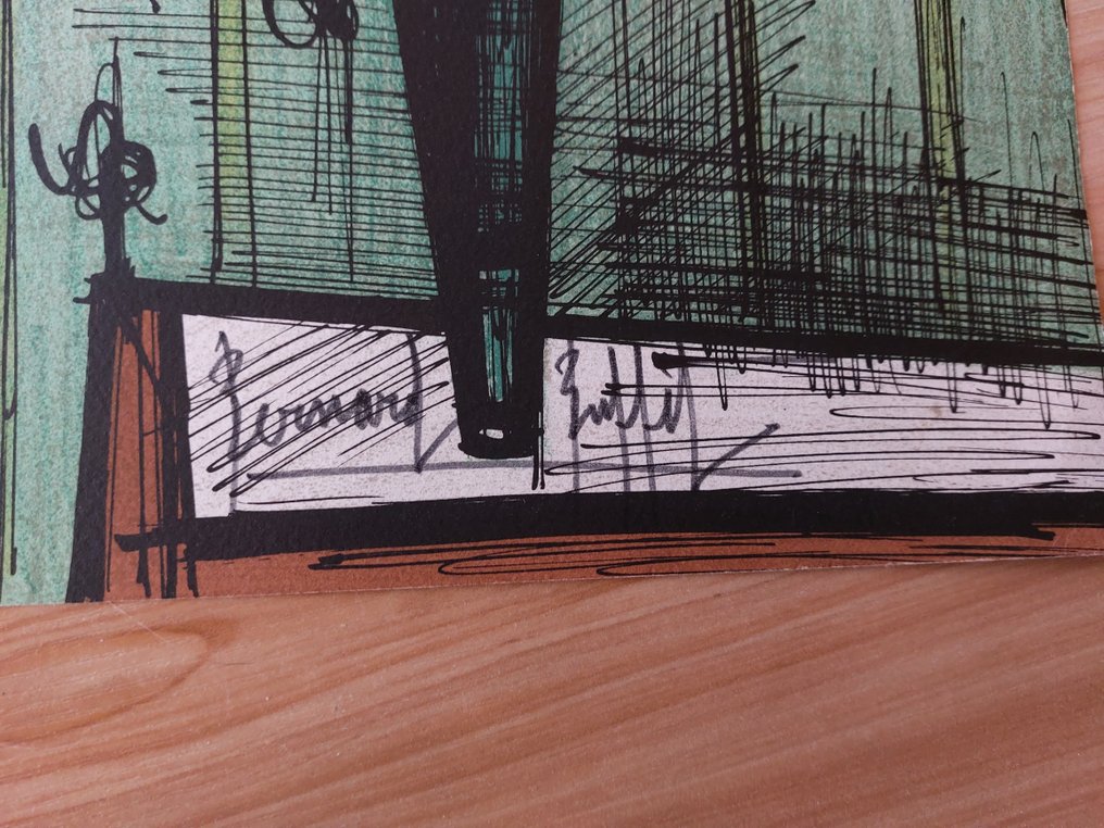 Bernard Buffet (1928-1999) - Bouquet de tournesols #3.2