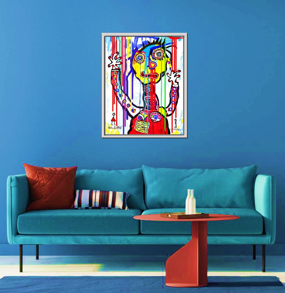 Paul Kostabi (1962) Giuseppe Fortunato (1956) - KF0725 #2.1