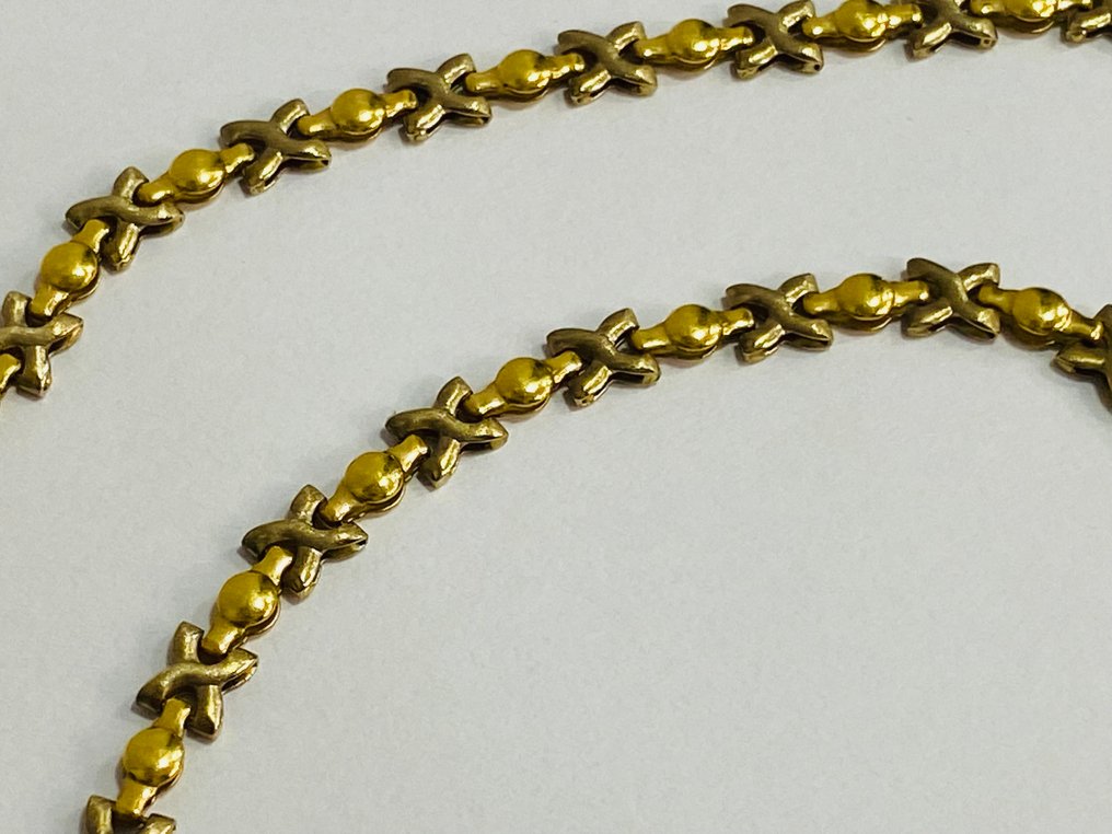 Colier - 18 ct. Aur galben, Aur alb #3.2