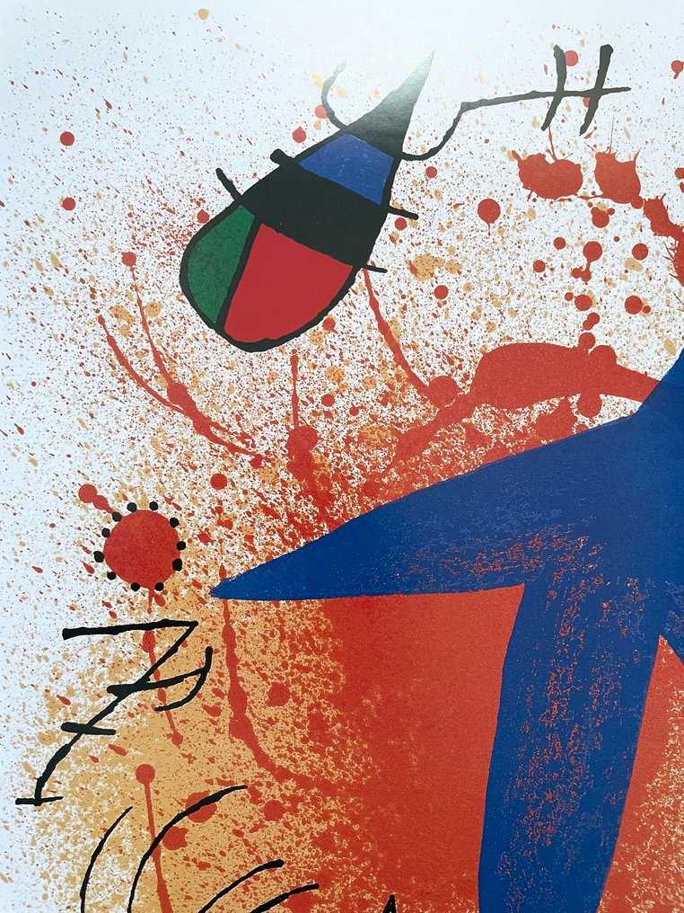 Joan Miró (after) - L’Astre Bleu - Offset Lithography -  M&S licensed print - 1997 #3.2