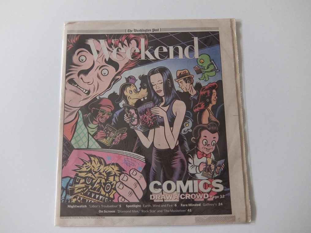 Collection of 5 magazines with Charles Burns covers - 1996-2005 #1.0