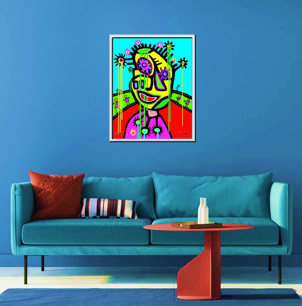 Paul Kostabi (1962) Giuseppe Fortunato (1956) - KF0125 #2.1