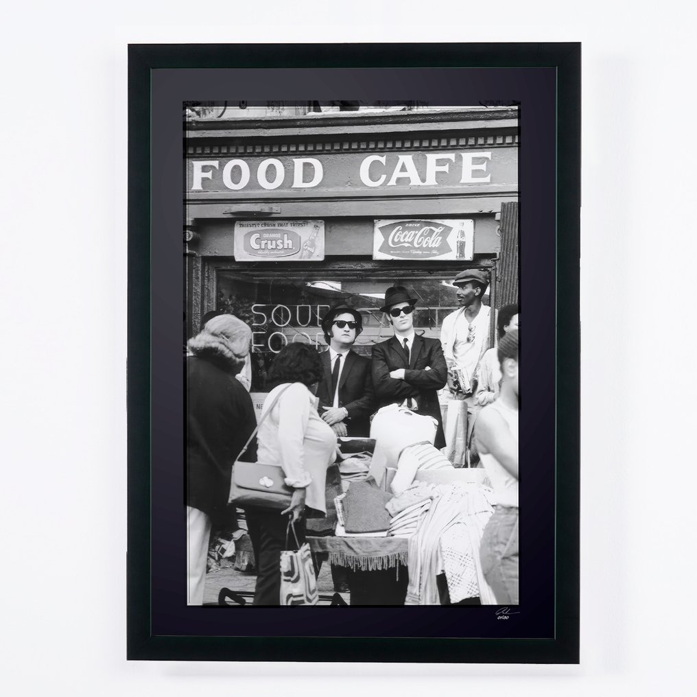 Blues Brothers 2000 - John Goodman, Dan Aykroyd, John Goodman - Fine Art Photography - Luxury Wooden Frame 70X50 cm - Limited Edition 02 of 30 - Serial 20211 - Original Certificate (COA), Hologram - 100% New. Shipping Reduction from 3 items #1.0
