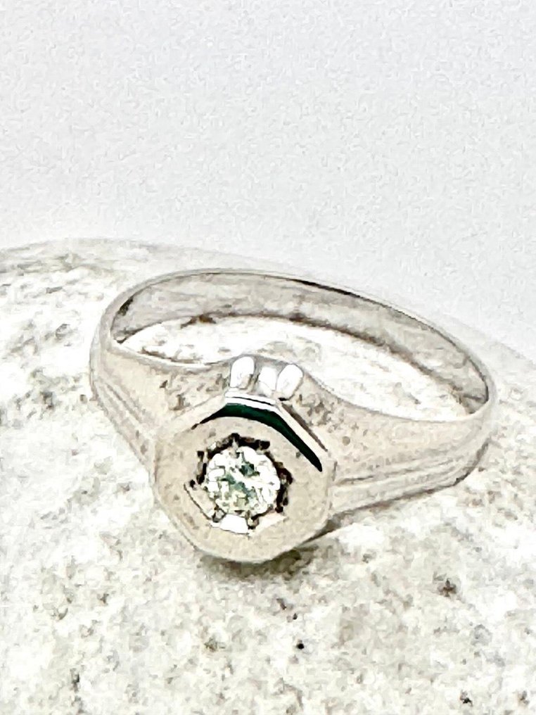 Ring - 18 kt Weißgold - Diamant-Schliff brillant #2.1