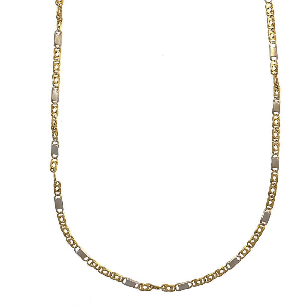 Colier - 18 ct. Aur galben, Aur alb #1.0