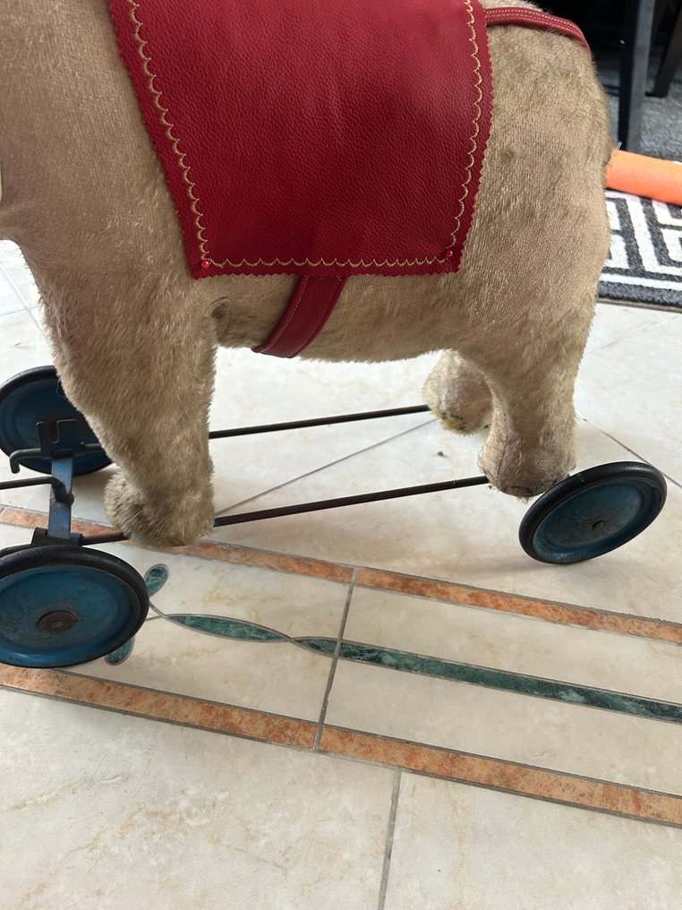 Fadap - Teddybjørn Éléphant sûr plateau à roulette - 1920-1930 - Frankrike #3.2