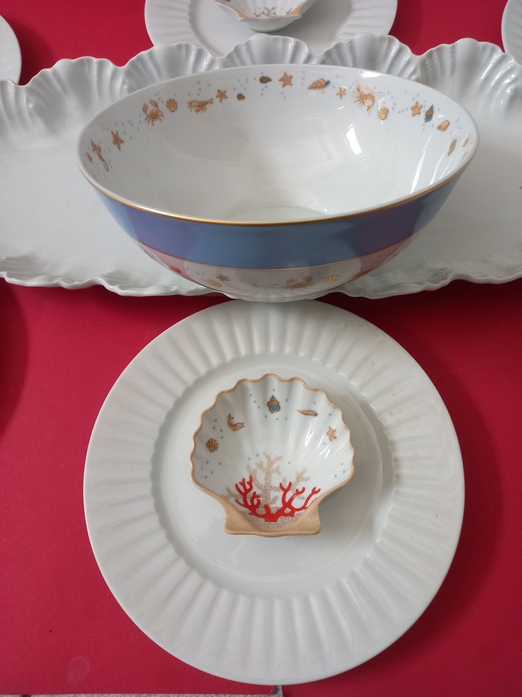 Atmospheria  Limoges - Table service (20) - Porcelain - fish service #1.0