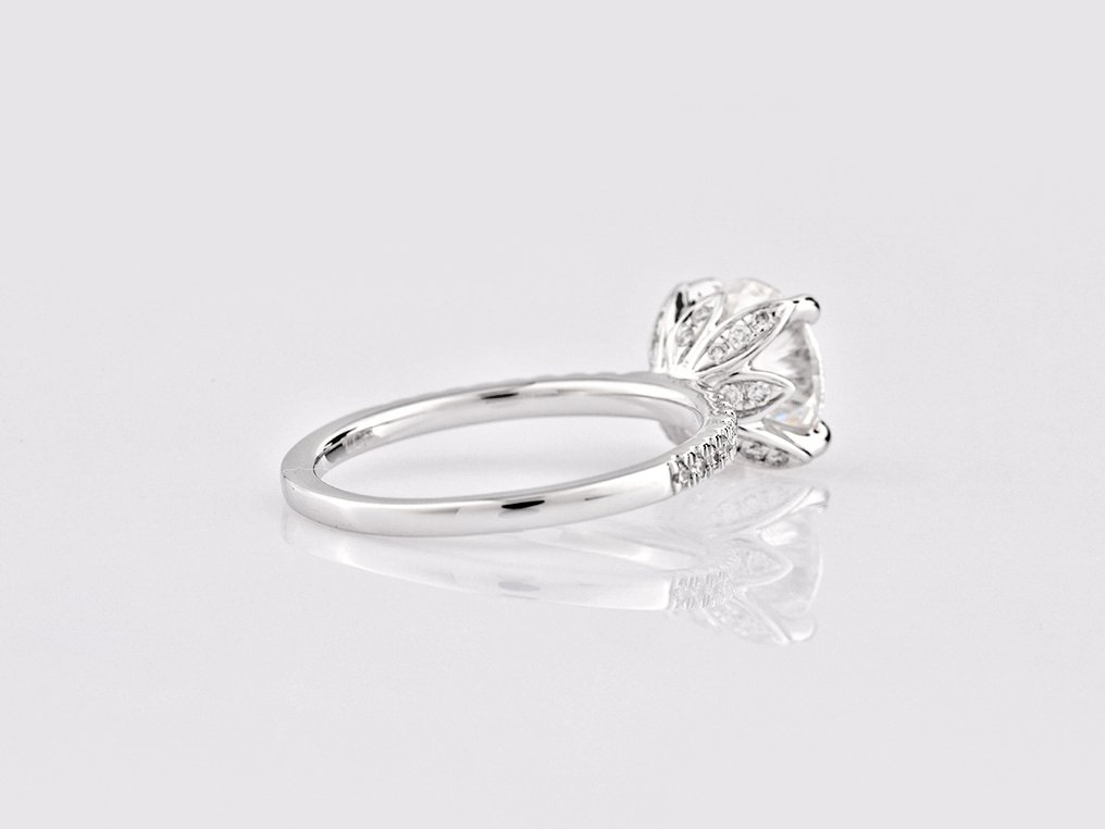 Δαχτυλίδι - 14 καράτια Λευκός χρυσός -  2.25ct. tw. Διαμάντι (Εργαστηριακής καλλιέργειας) - Διαμάντι #4.3
