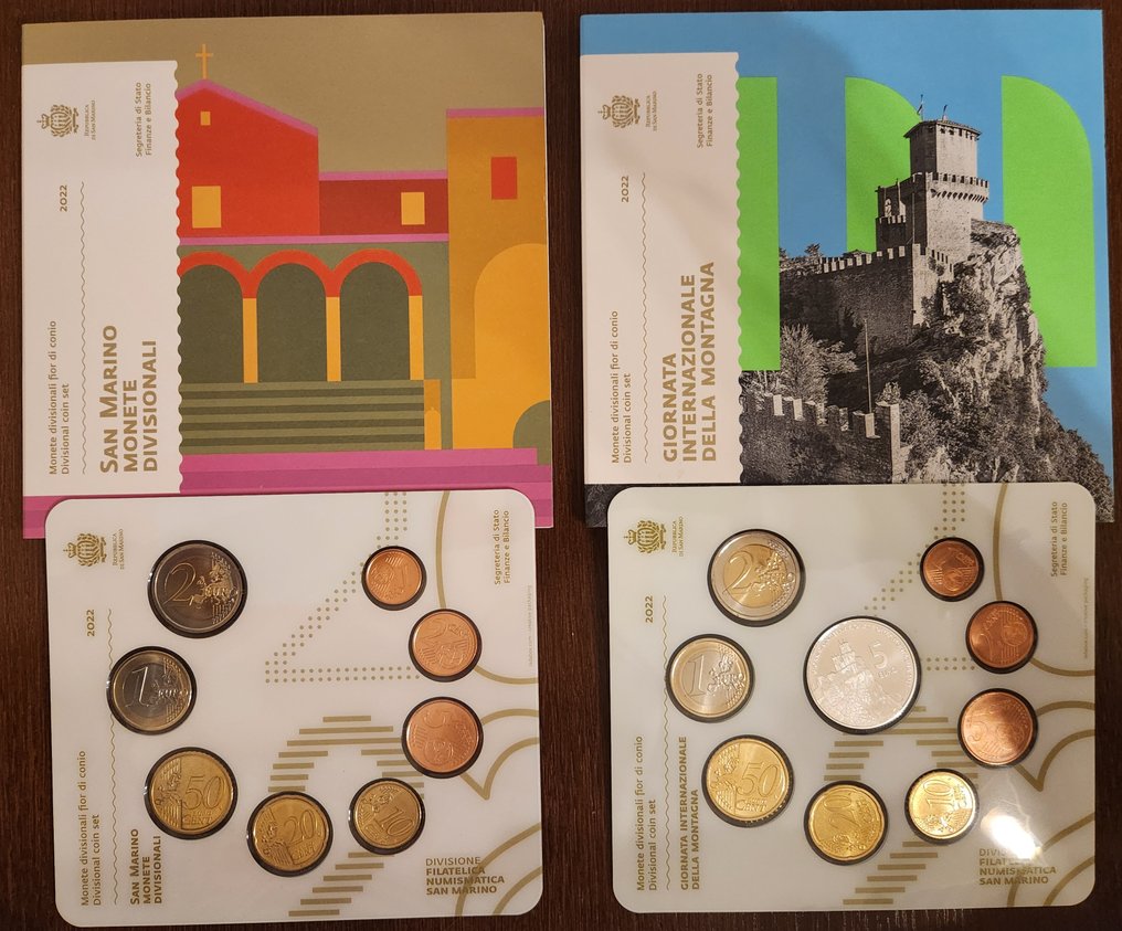 聖馬力諾. Year Set (BU) 2022 (2 sets)  (沒有保留價) #1.0