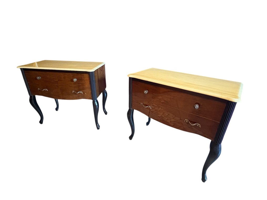 Nachttisch (2) - Burrwood, Marmor #2.1