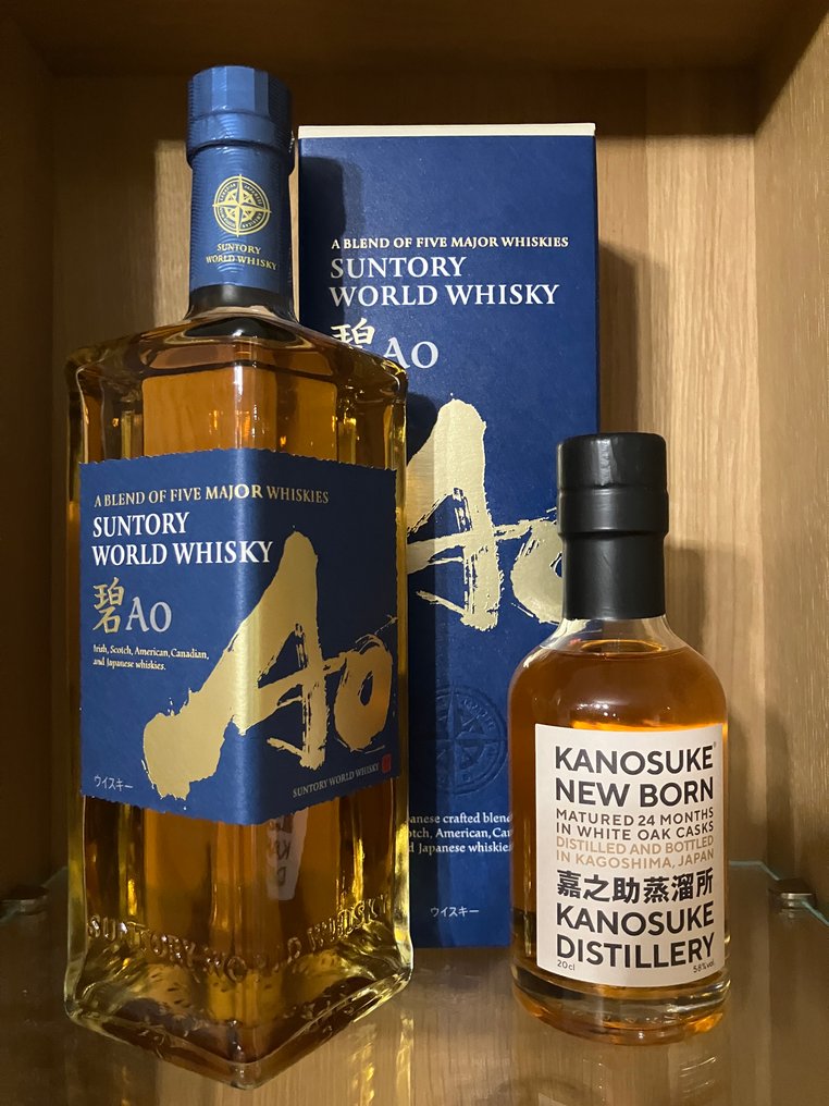 SUNTORY WORLD WHISKY Ao 12本　新品未開封　箱なし Amazon.co.jp: 碧 Ao サントリー ワールド ウイスキー