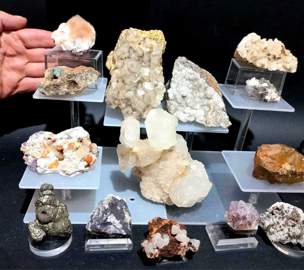 Zeolite Mineral Collection - Height: 55 cm - Width: 55 cm- 2650 g - (14) #1.0