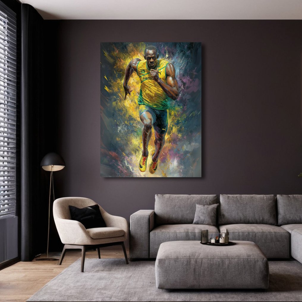 Canvas Fit - Alberto Ricardo - "Usain Bolt, la estrella de la pista #4.3