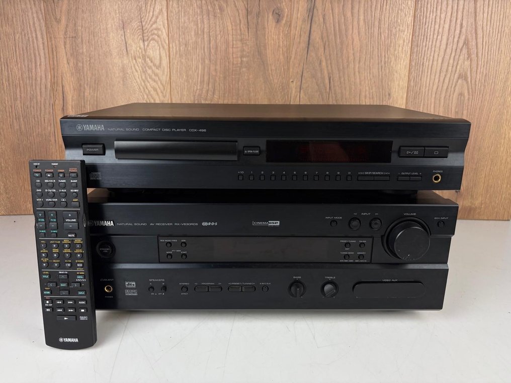 Yamaha - RX-V630RDS modtager + CDX-496 CD-afspiller Stereoanlæg #4.3