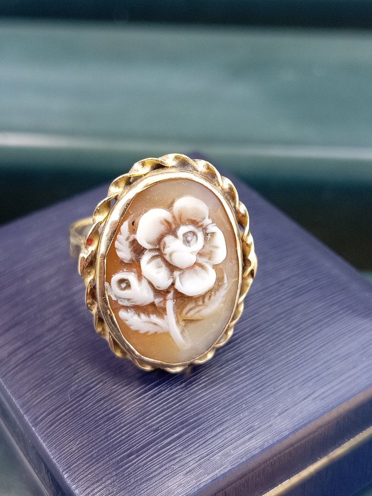 Zonder minimumprijs - Ring - 14 karaat Geel goud #3.2