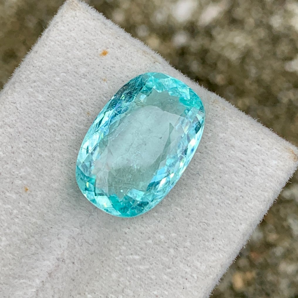 1 pcs  蓝色 帕拉伊巴碧玺  - 8.64 ct - 国际有色宝石协会（ICA GemLab） - 帕拉伊巴电气石 #4.3