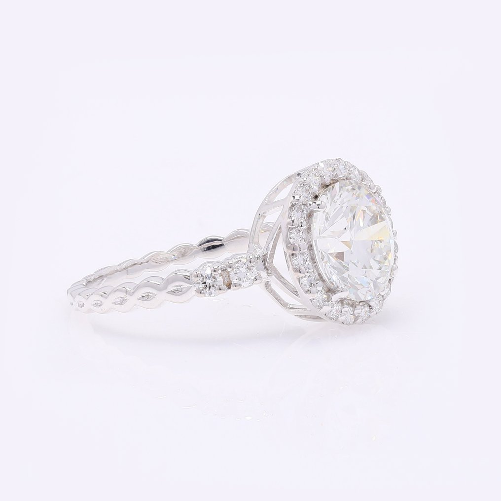 Nincs minimálár - Gyűrű - 14 kt. Fehér arany - 2.37ct. tw. Gyémánt (Laboratóriumban előállított) - Gyémánt #2.1