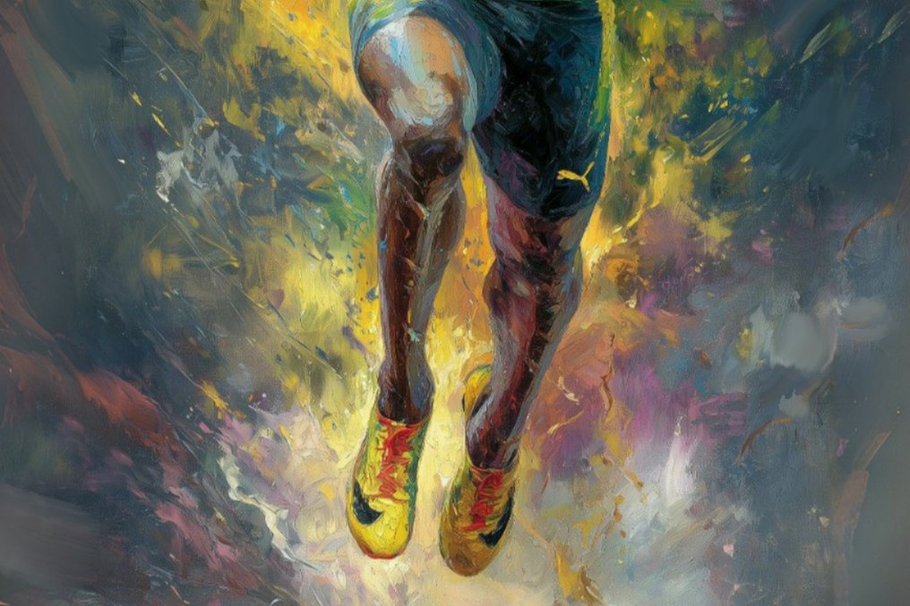 Canvas Fit - Alberto Ricardo - "Usain Bolt, la estrella de la pista #2.1