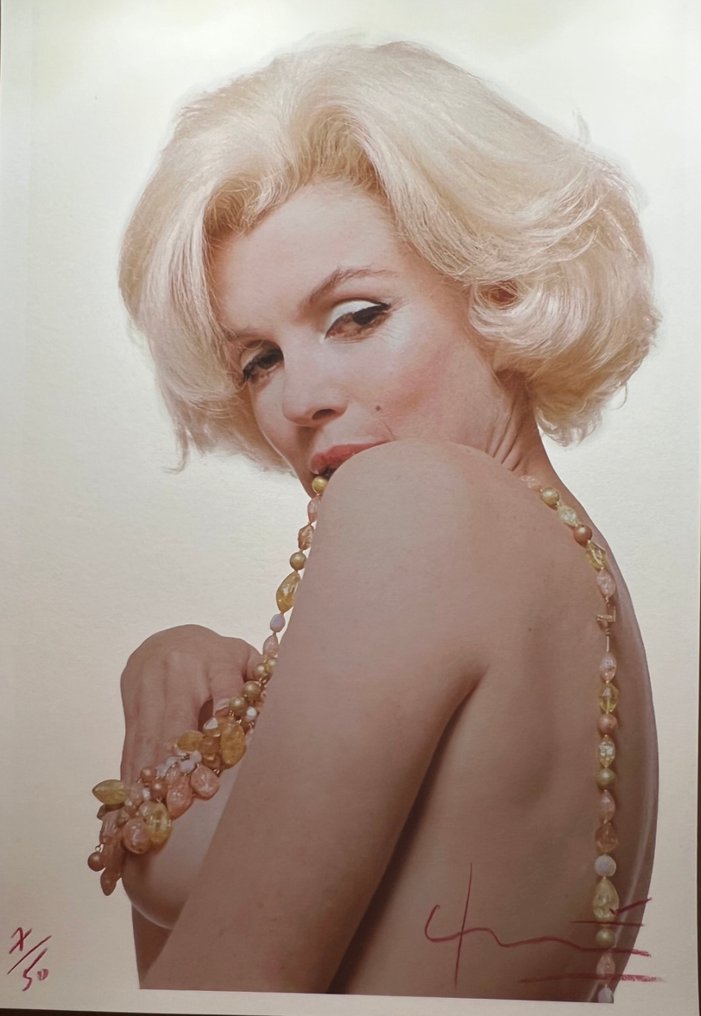 Bert Stern (1929–2013) - Marilyn Monroe Rare Boob Portrait #1.0