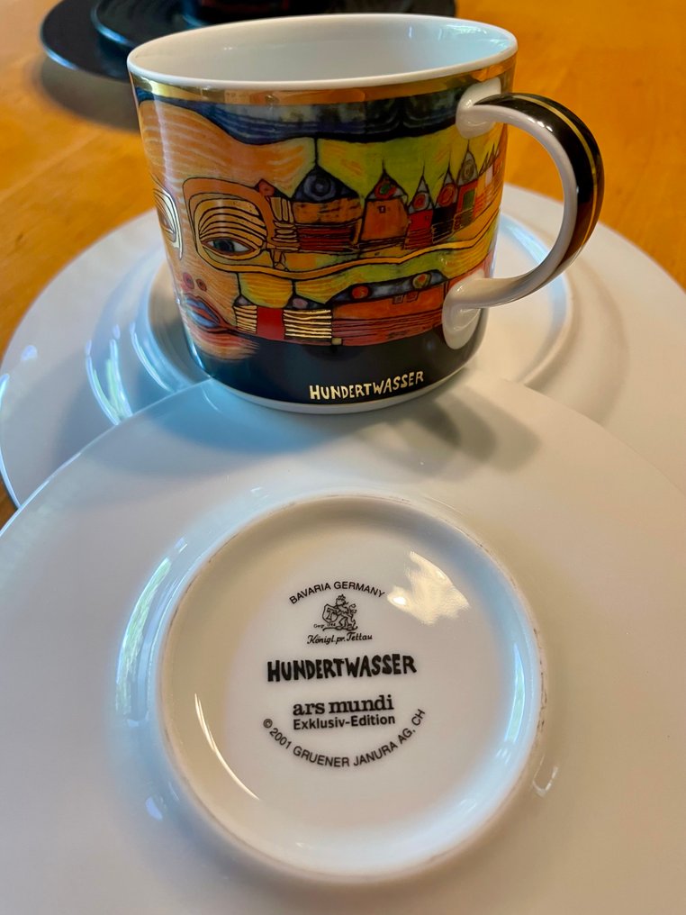 Ars Mundi - Hundertwasser (after) - Coffee set - Porcelain #2.1