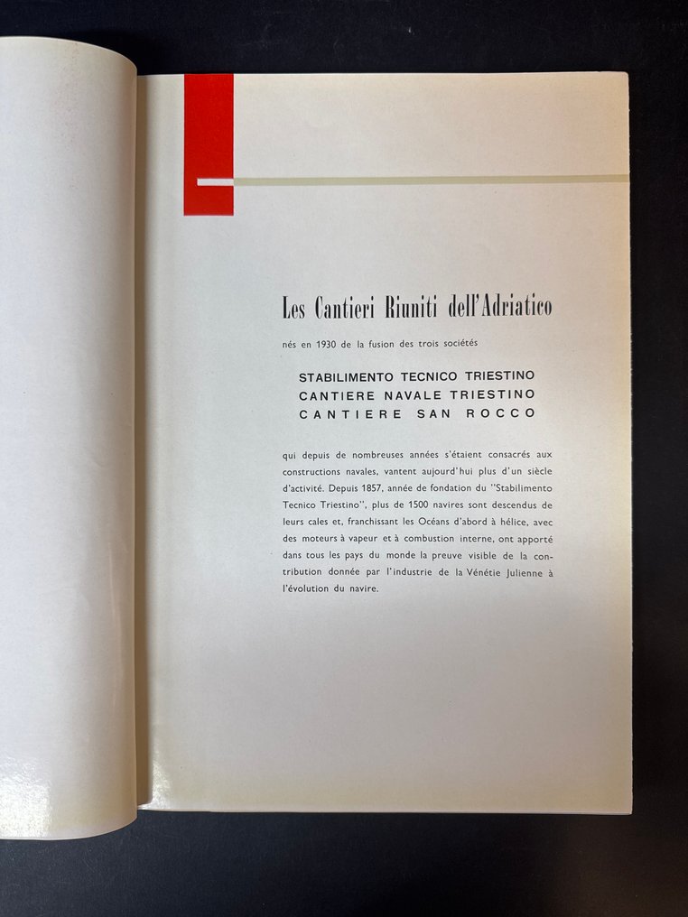 CRDA - Cantieri Riuniti Dell'Adriatico - 1962 #3.2