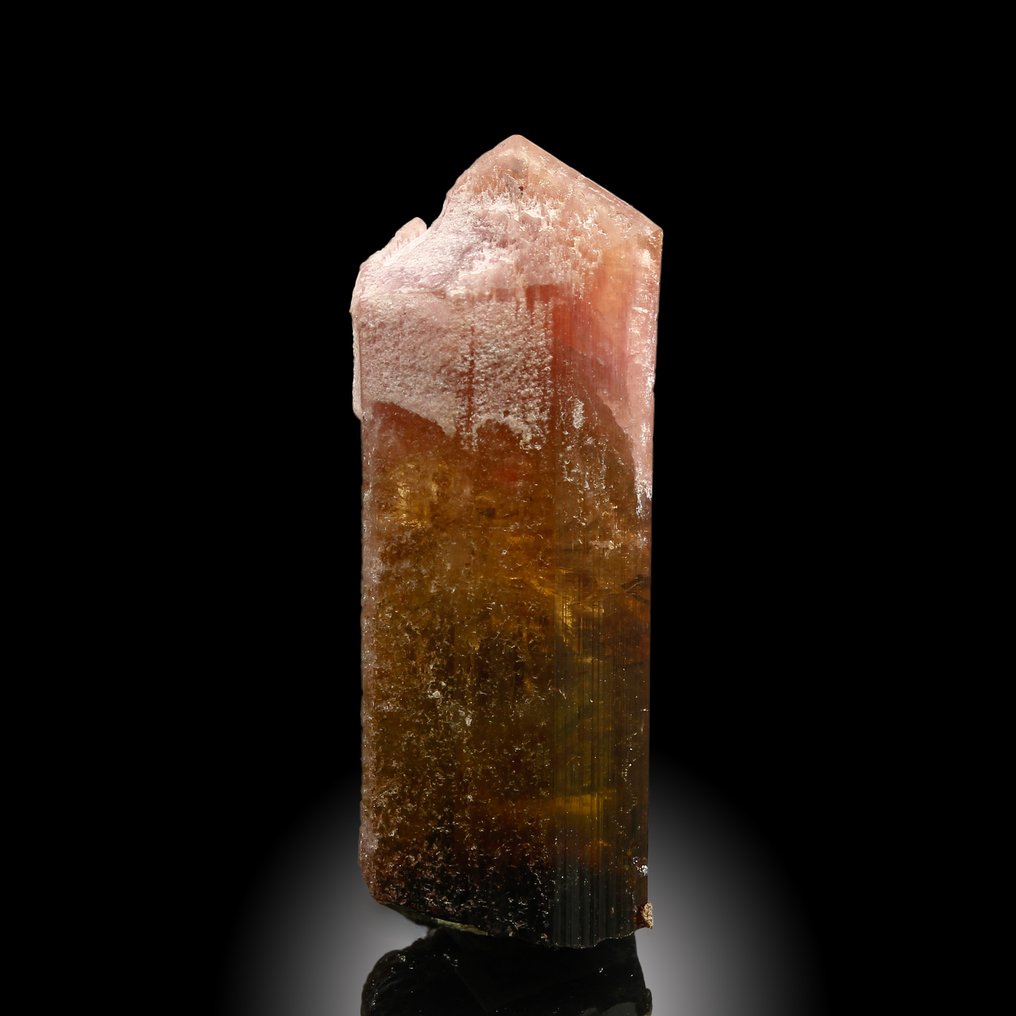 紫、红宝石色宝石——碧玺、鲁贝尔石、利迪科阿泰、XL 精美的红宝石色宝石 水晶 - 高度: 4 cm - 宽度: 1.5 cm- 15 g #1.0