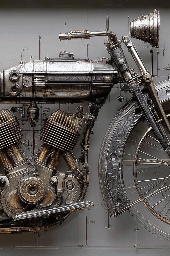 Artxlife - Metal Harley, The First Prototype [XXL] #1.0