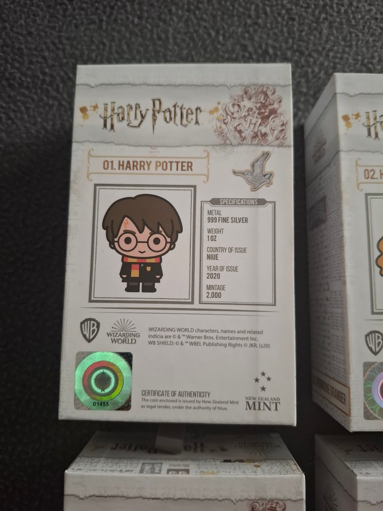 Niue. 2 Dollars 2020/2021 chibi coins, Alle münzen im perfekten Zustand, 8 x 1 Oz #2.1