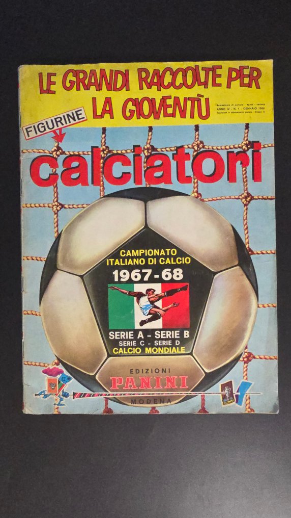1967/68 Panini Calciatori, con cedola - 1 不完整專輯 - Good (GD) #1.0