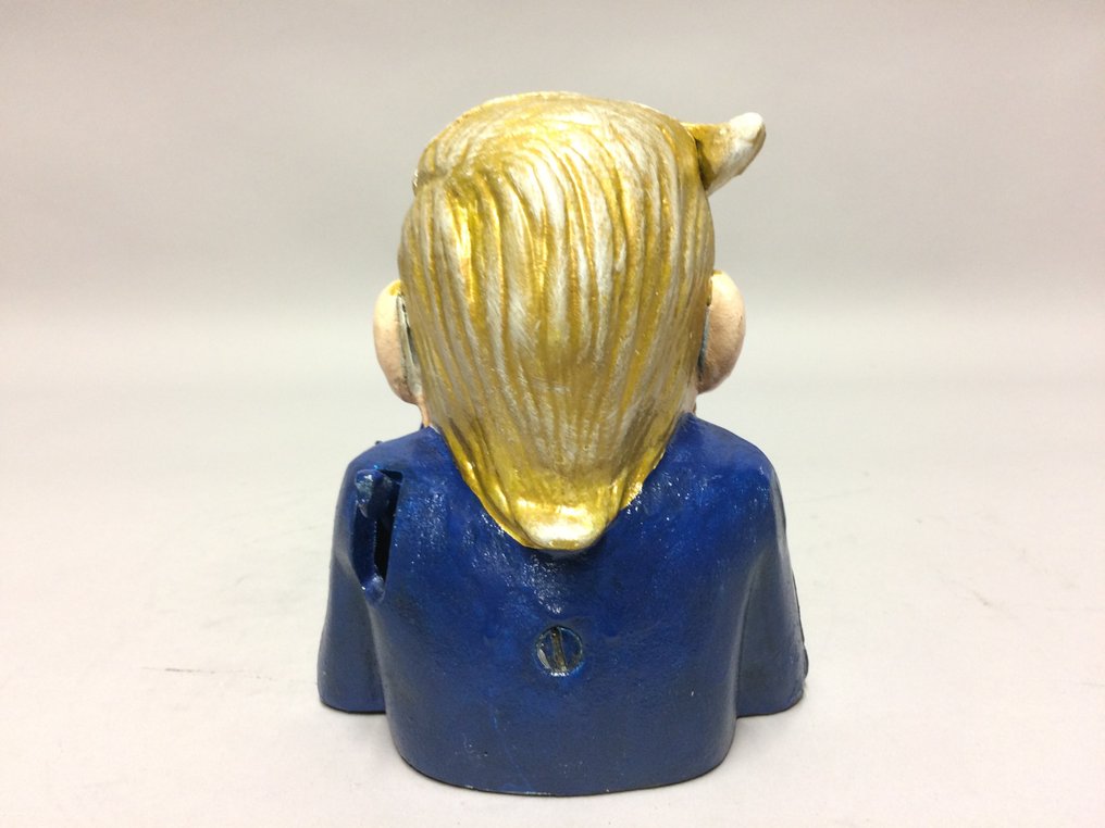 钱箱 - 铸铁总统唐纳德·特朗普作为存钱罐 #4.3