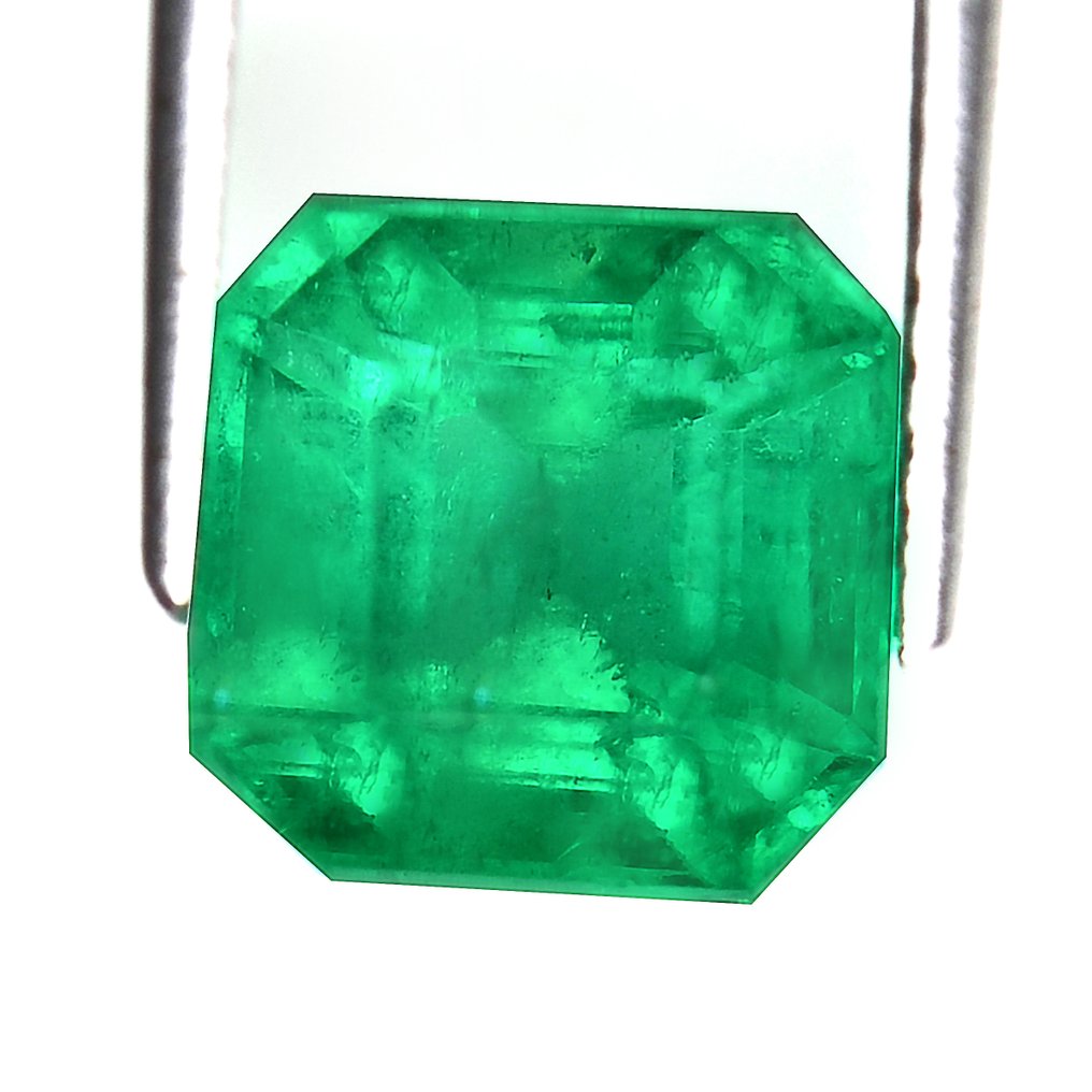 Grün Smaragd  - 5.12 ct - GRS Gemresearch Swisslab - Minderjährige #2.1