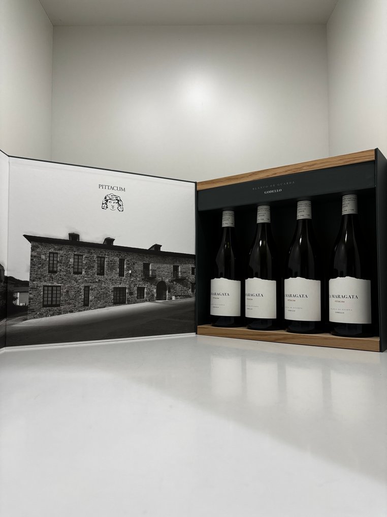 2019 Bodegas Pittacum, La Maragata Godello - Bierzo Limited Edition - 4 Flasker (0,75 L) #1.0