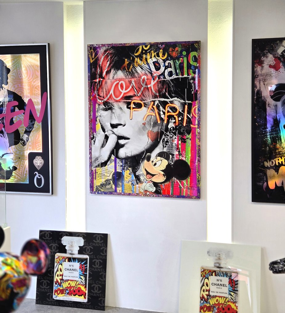 Patryk Konrad - Paris fashion model pop art collage - limited edition #2.1