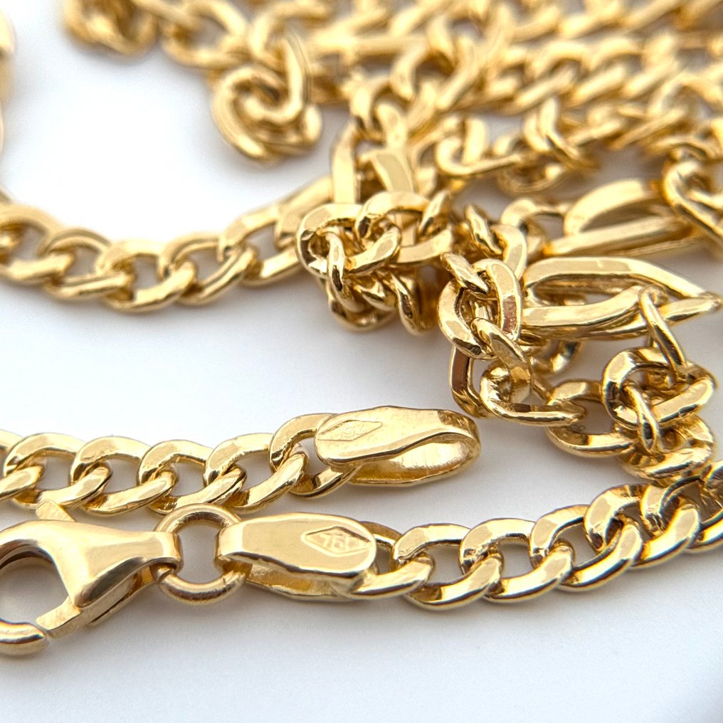 χωρίς τιμή ασφαλείας - Handmade - Κολιέ - 6.2 g - 18 καράτια Κίτρινο χρυσό #4.3
