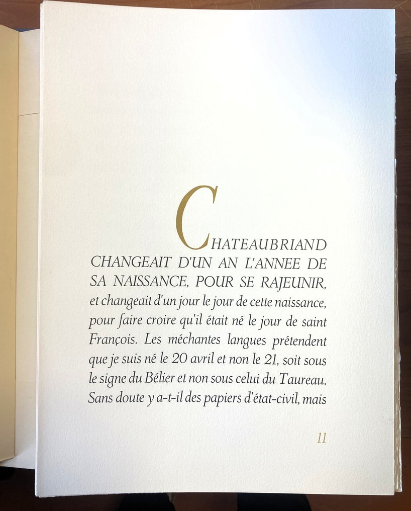 Montherlant / Delanglade - Le Bestiaire Céleste [Ex n°4 sur Grand vélin d'Arches avec 1 aquarelle originale, une suite en - 1968 #4.3