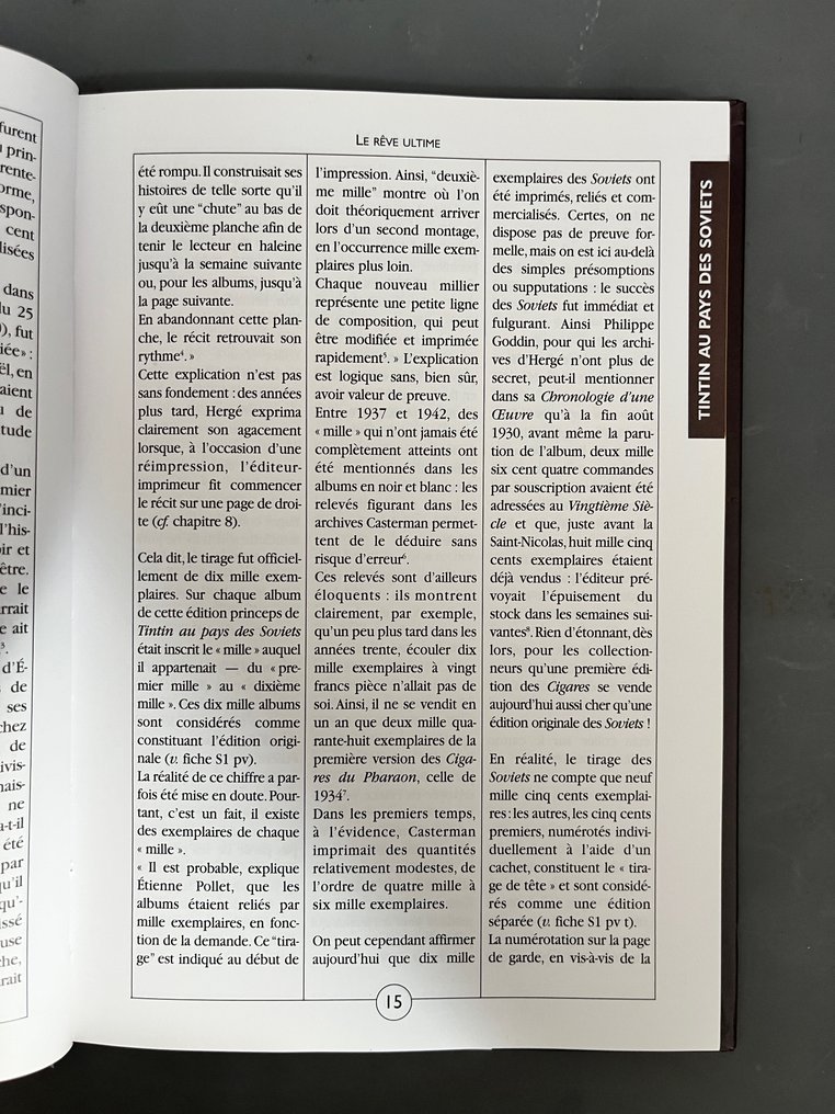 Tintin - Tintin noir sur blanc - 1 Album - Reprint - 2011 #4.3