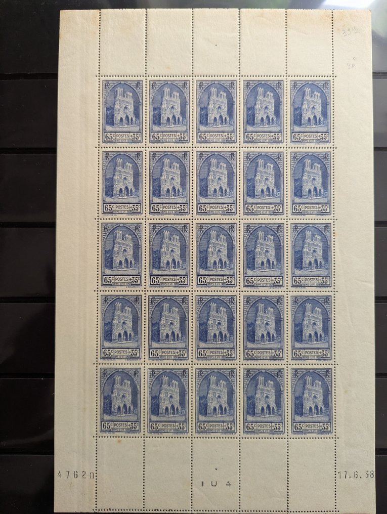 Γαλλία 1937/1939 - Πλάκες και νομίσματα ημερολογημένα ημισύγχρονα. - Yvert N° 334 / 426 Neufs** #4.3