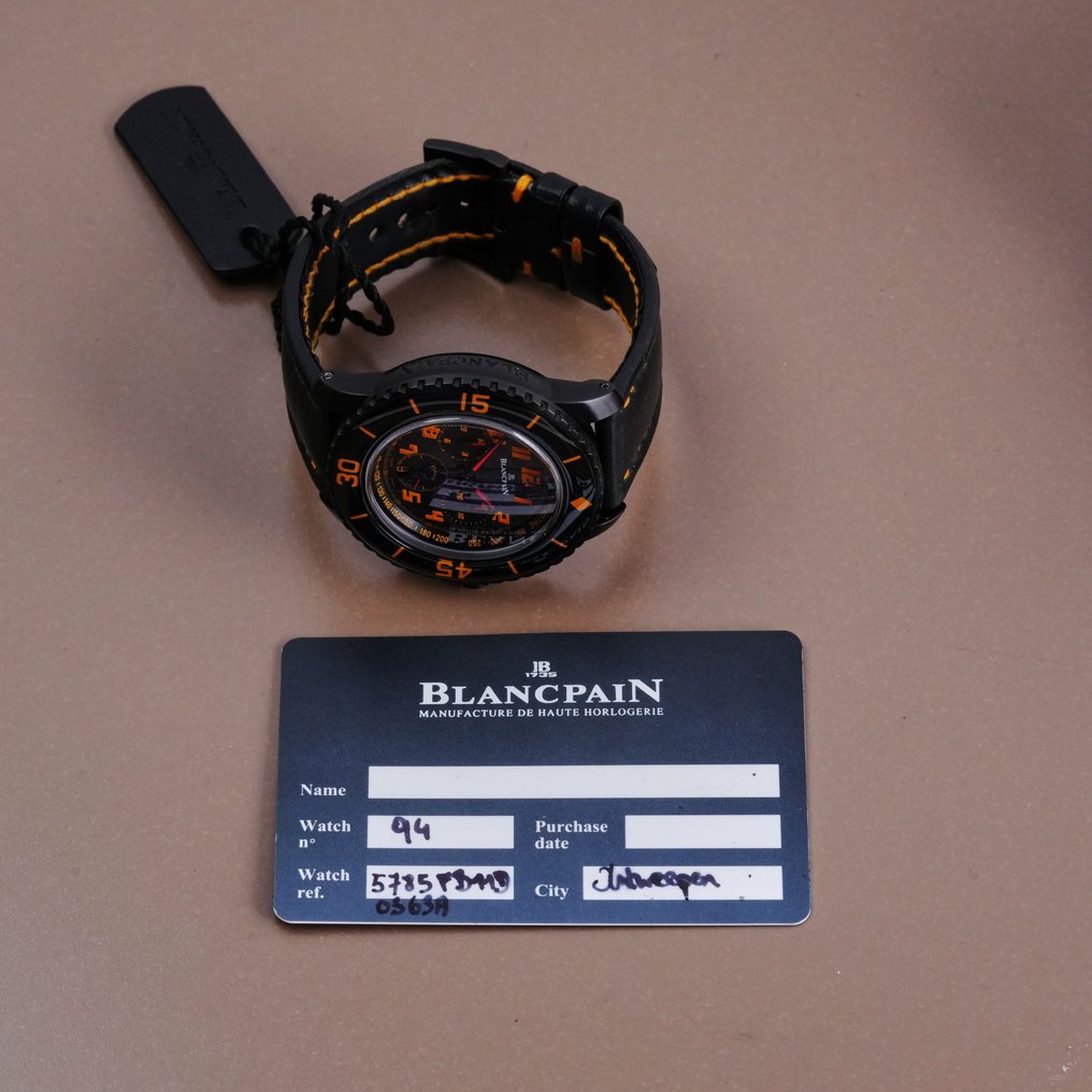 Blancpain - Fifty Fathoms Speed Command Chronograph Flyback - 5785FA-11D03-63 - Herre - 2020+  #1.0