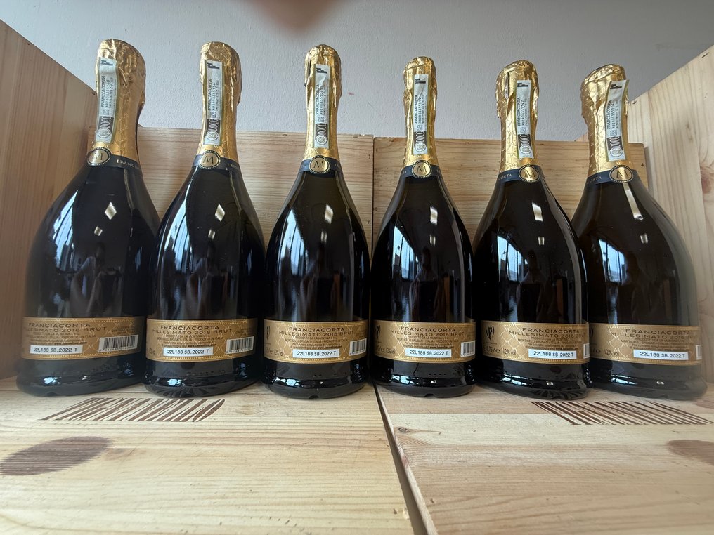 2018 La Montina, Franciacorta Brut Millesimato Docg - Franciacorta DOCG - 6 Sticlă (0.75L) #1.0