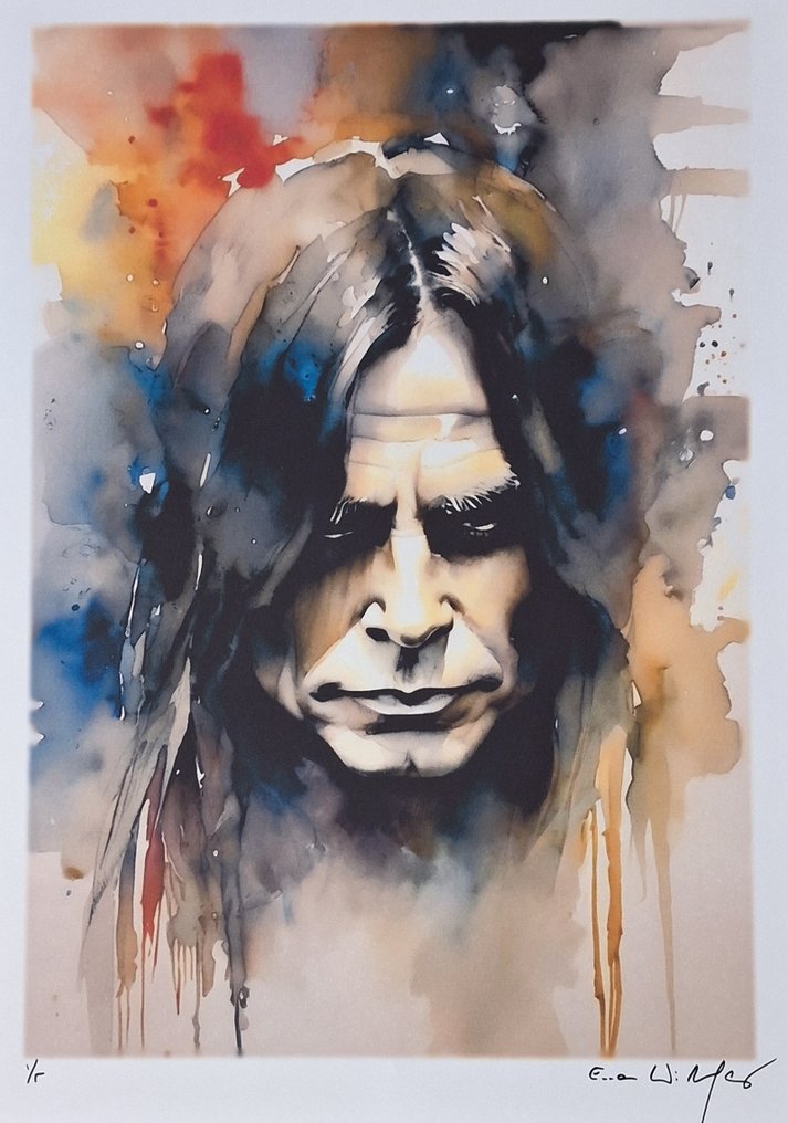 Ozzy Osbourne, Black Sabbath by Emma Wildfang - Watercolor Edition - Fine Art High-Quality - Περιορισμένη έκδοση - 2025 #2.1