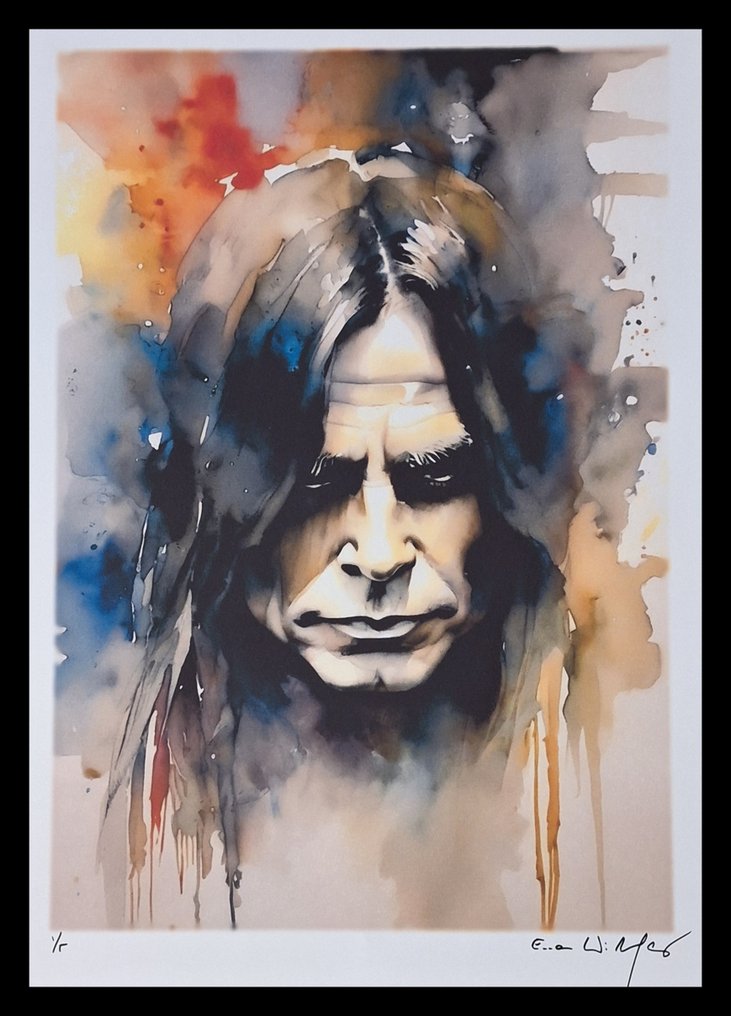 Ozzy Osbourne, Black Sabbath by Emma Wildfang - Watercolor Edition - Fine Art High-Quality - Περιορισμένη έκδοση - 2025 #1.0