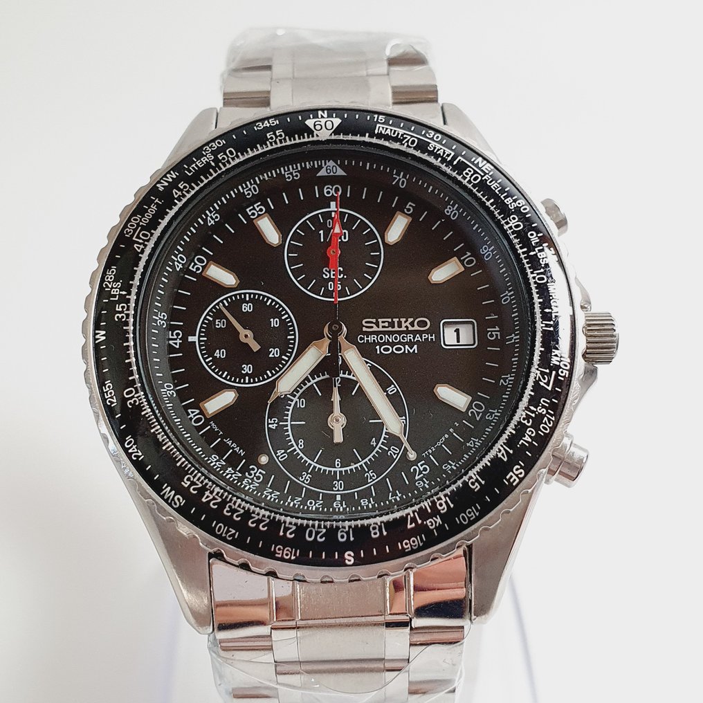 Seiko - Pilot Chronograph - No reserve price - 7T92-0CF0 - Men - 2010-2020 #1.0
